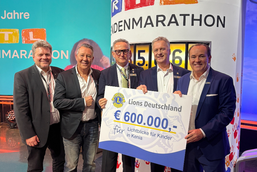 Lichtblicke für Kinder in Kenia – Lions beim RTL-Spendenmarathon