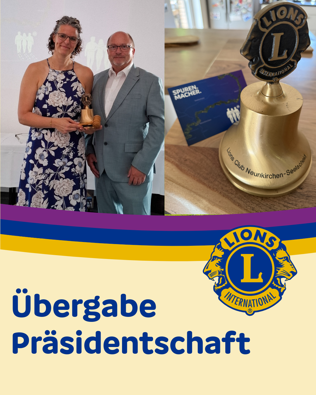 Präsidentenwechsel in unserem Lions Club
